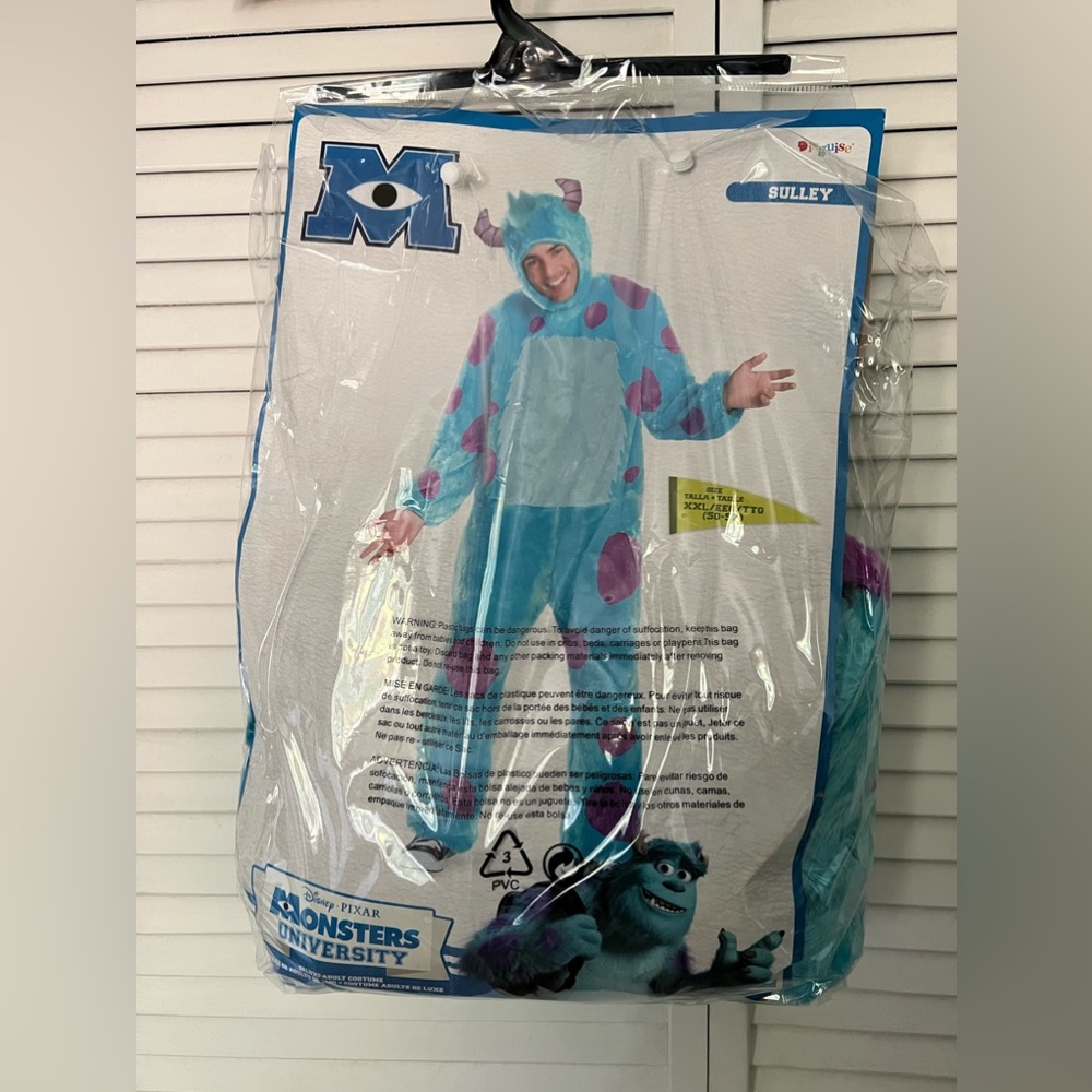 Brand New Monsters Inc. Sully Costume 2XL